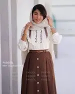 شومیز و دامن سالیا - تصویر 3