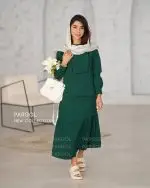 ست دو تیکه شومیز دامن لیندا