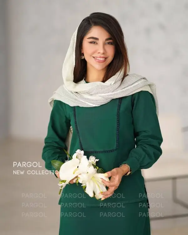 ست دو تیکه شومیز دامن لیندا - تصویر 4