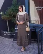 ست دو تیکه شومیز دامن لیندا - تصویر 3